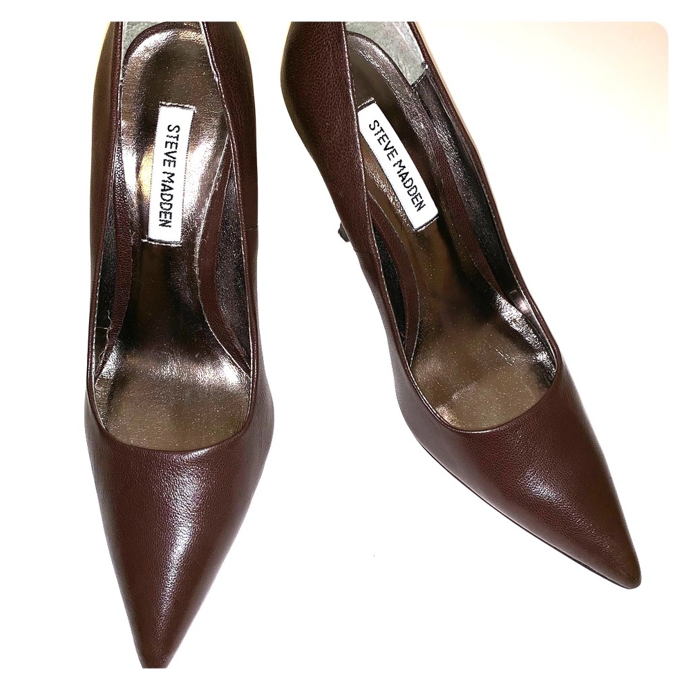 Brown Steve Madden Arouse Pumps